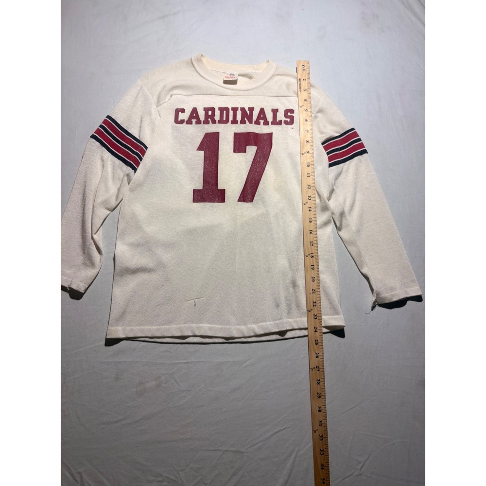 Vintage 70s St Louis Cardinals Jim Hart #17 Rawlings NFL YouthXL Football Jersey
